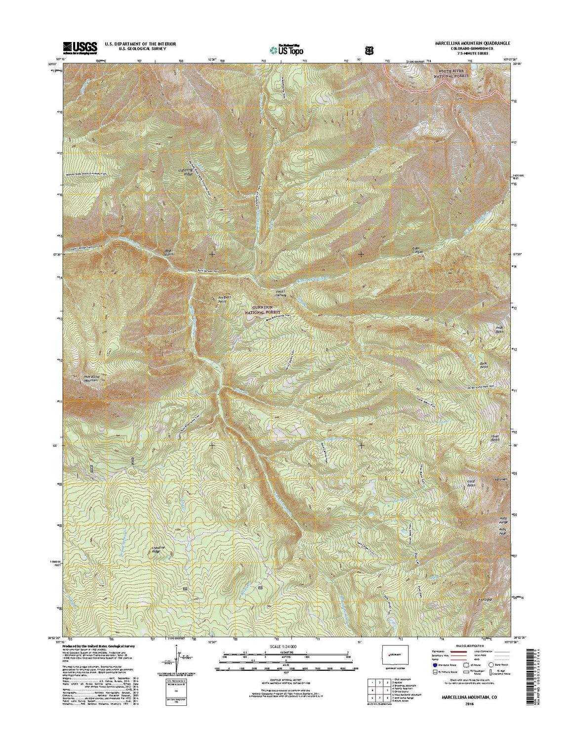 Marcellina Mountain, CO