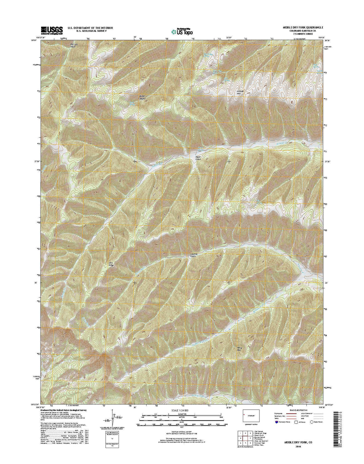 Middle Dry Fork, CO