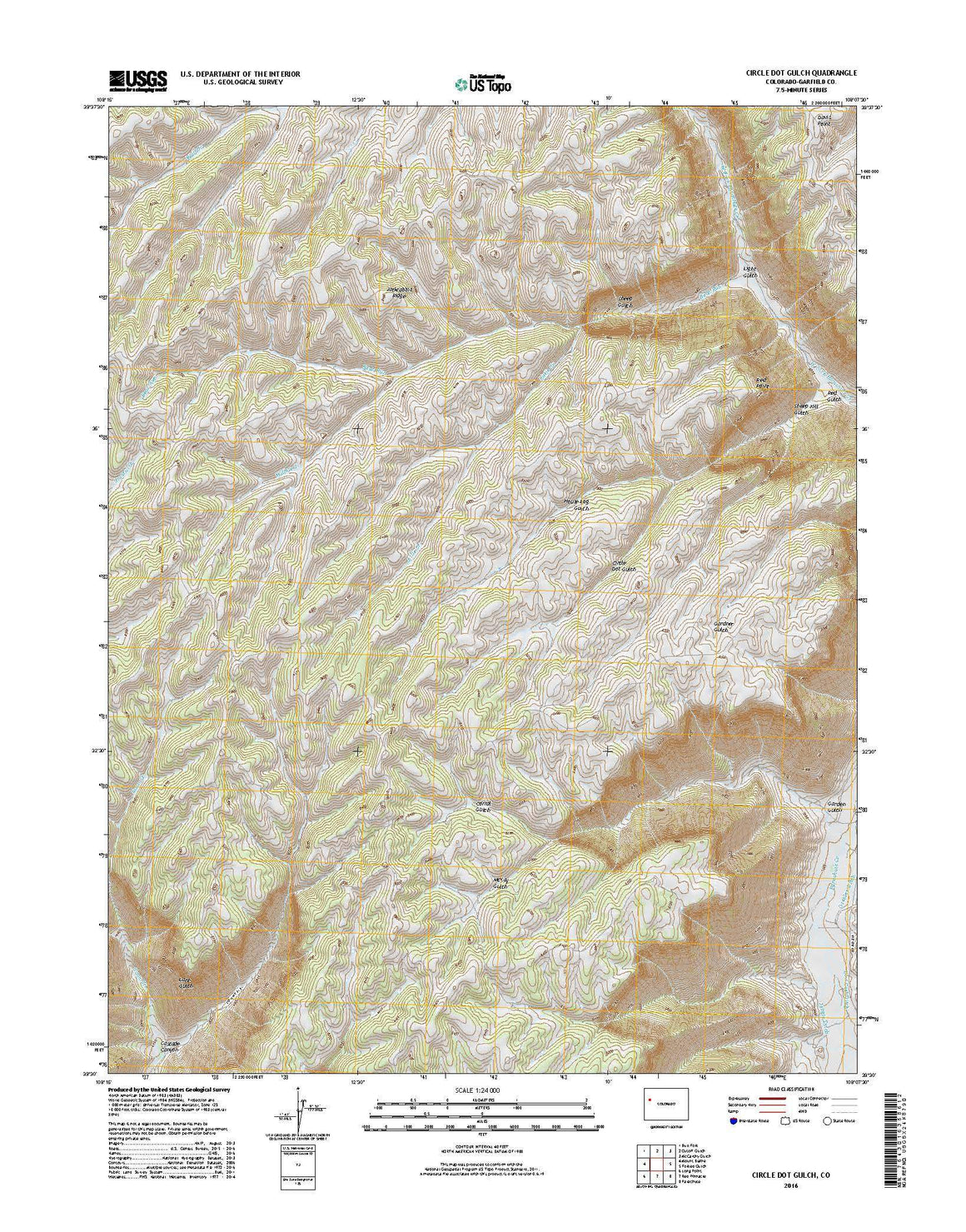 Circle Dot Gulch, CO