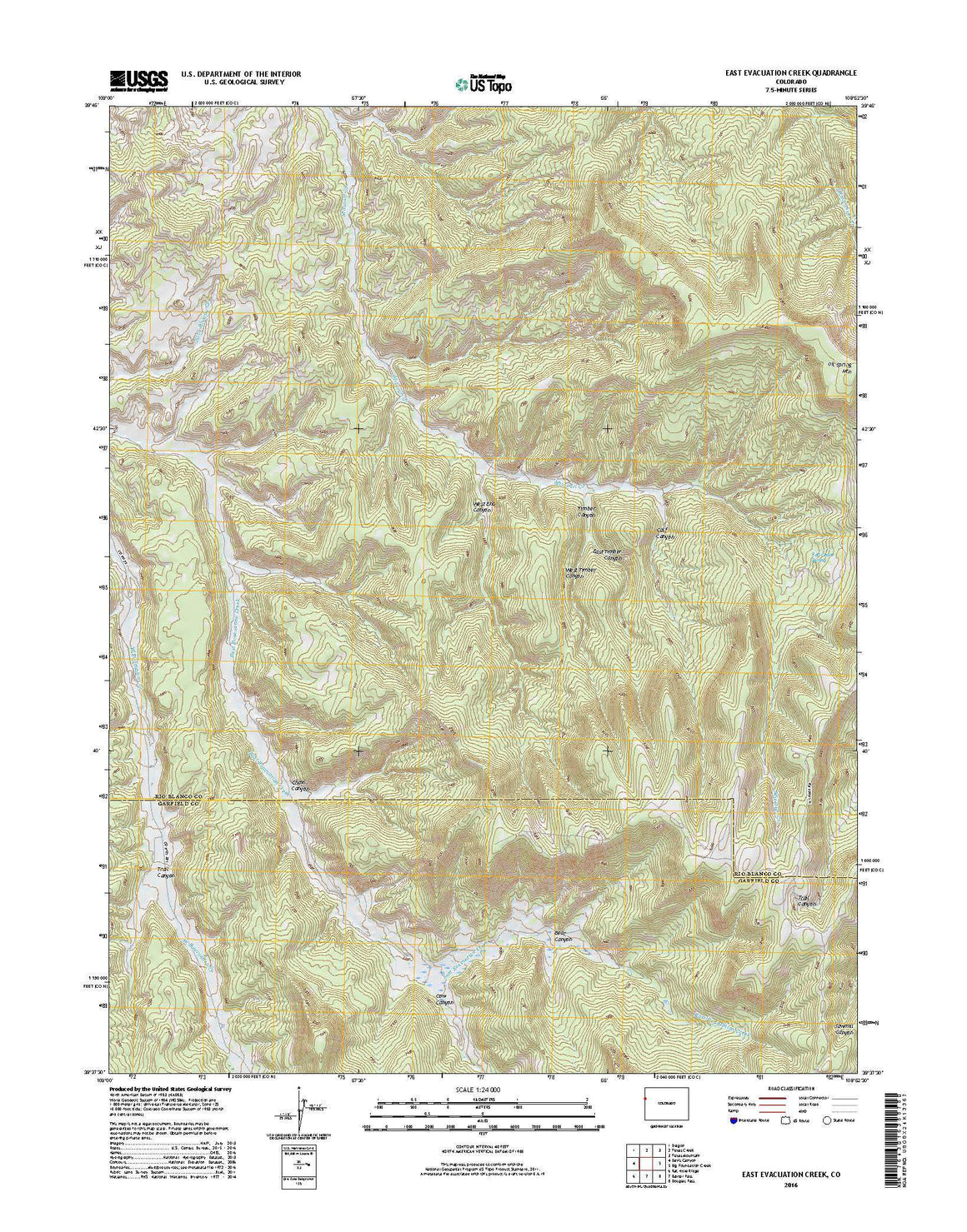 East Evacuation Creek, CO