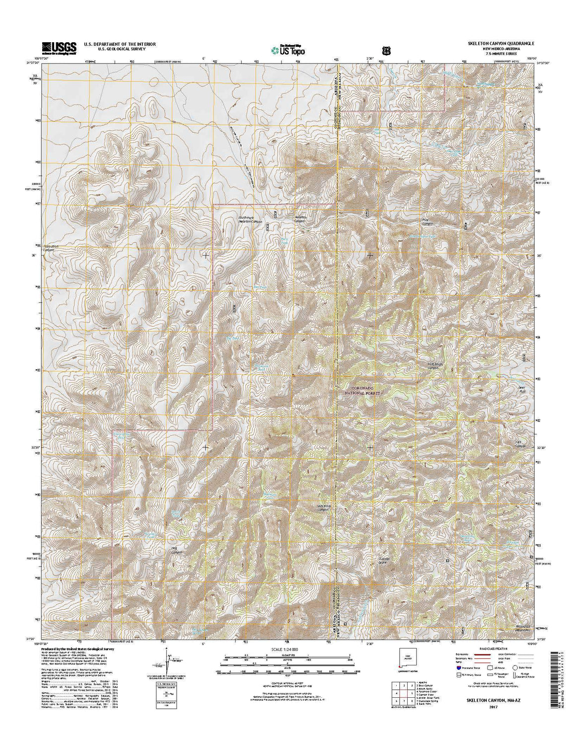 Skeleton Canyon, NM-AZ