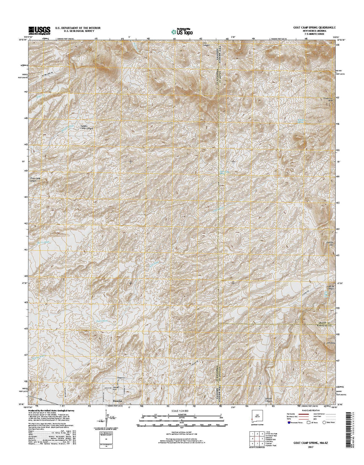 Goat Camp Spring, NM-AZ