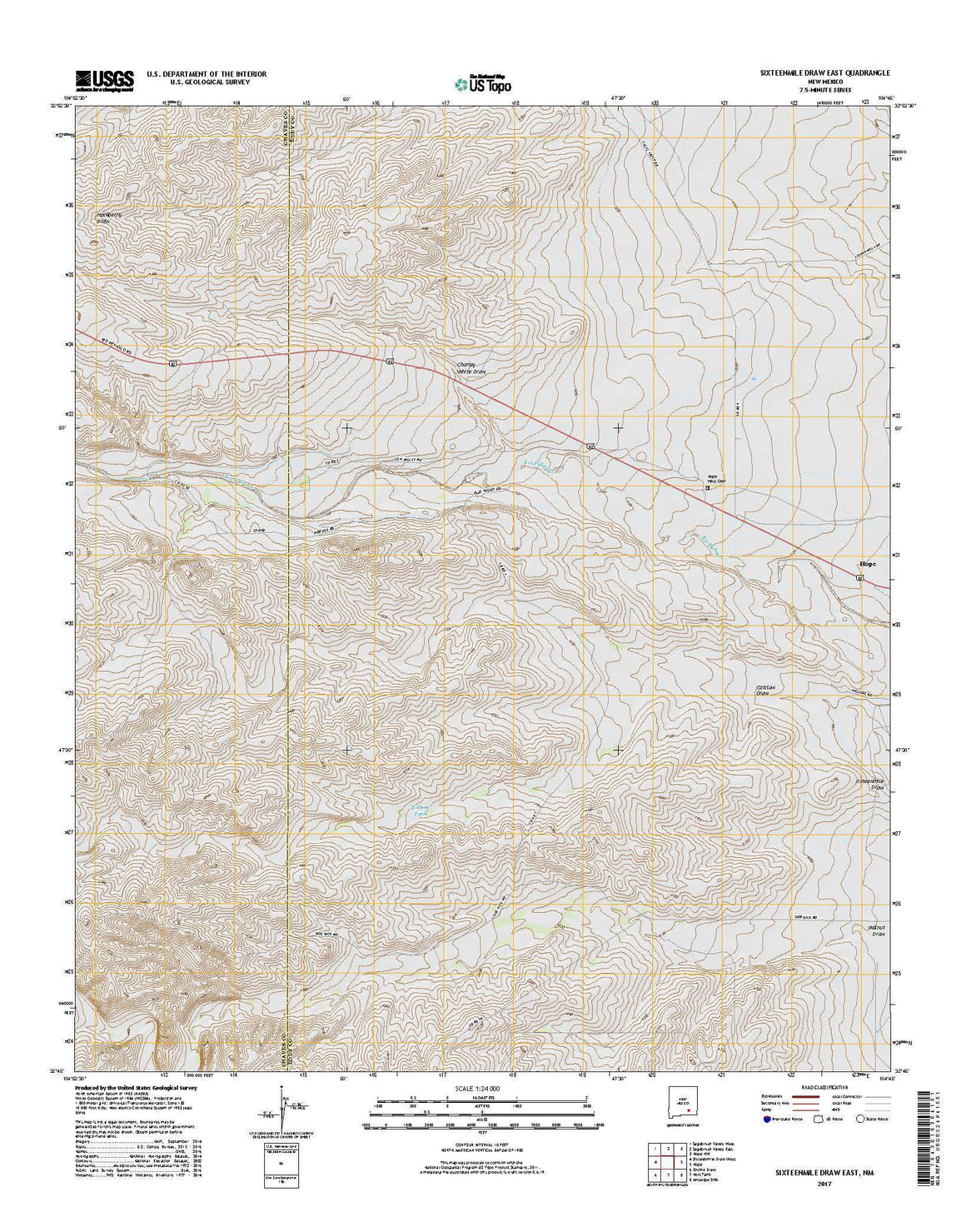 Sixteenmile Draw East, NM