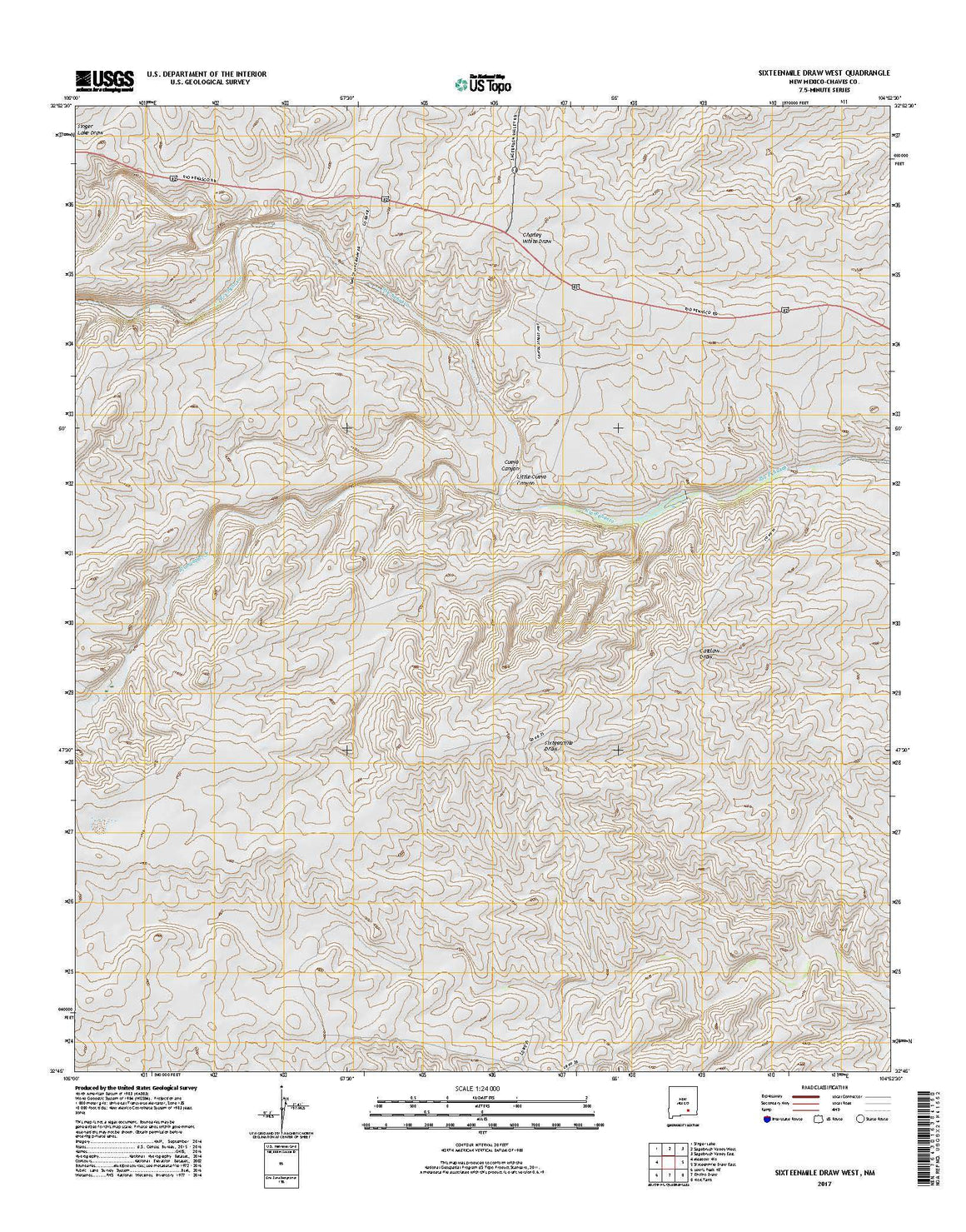 Sixteenmile Draw West, NM