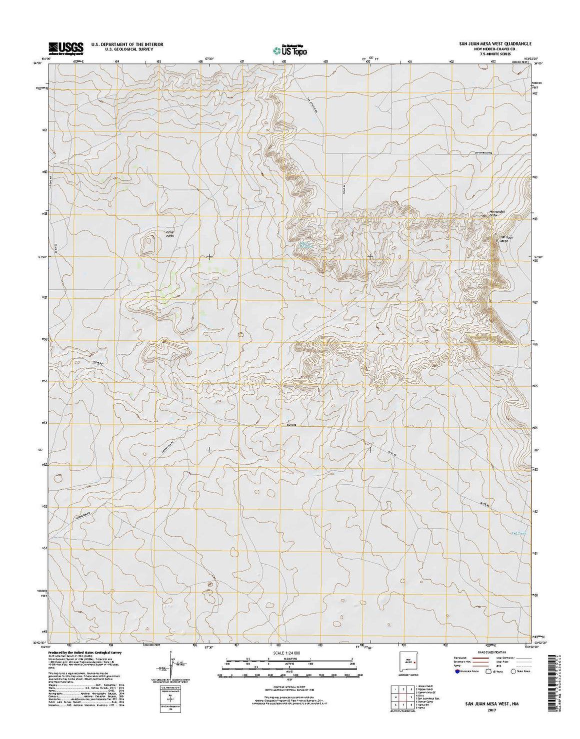 San Juan Mesa West, NM