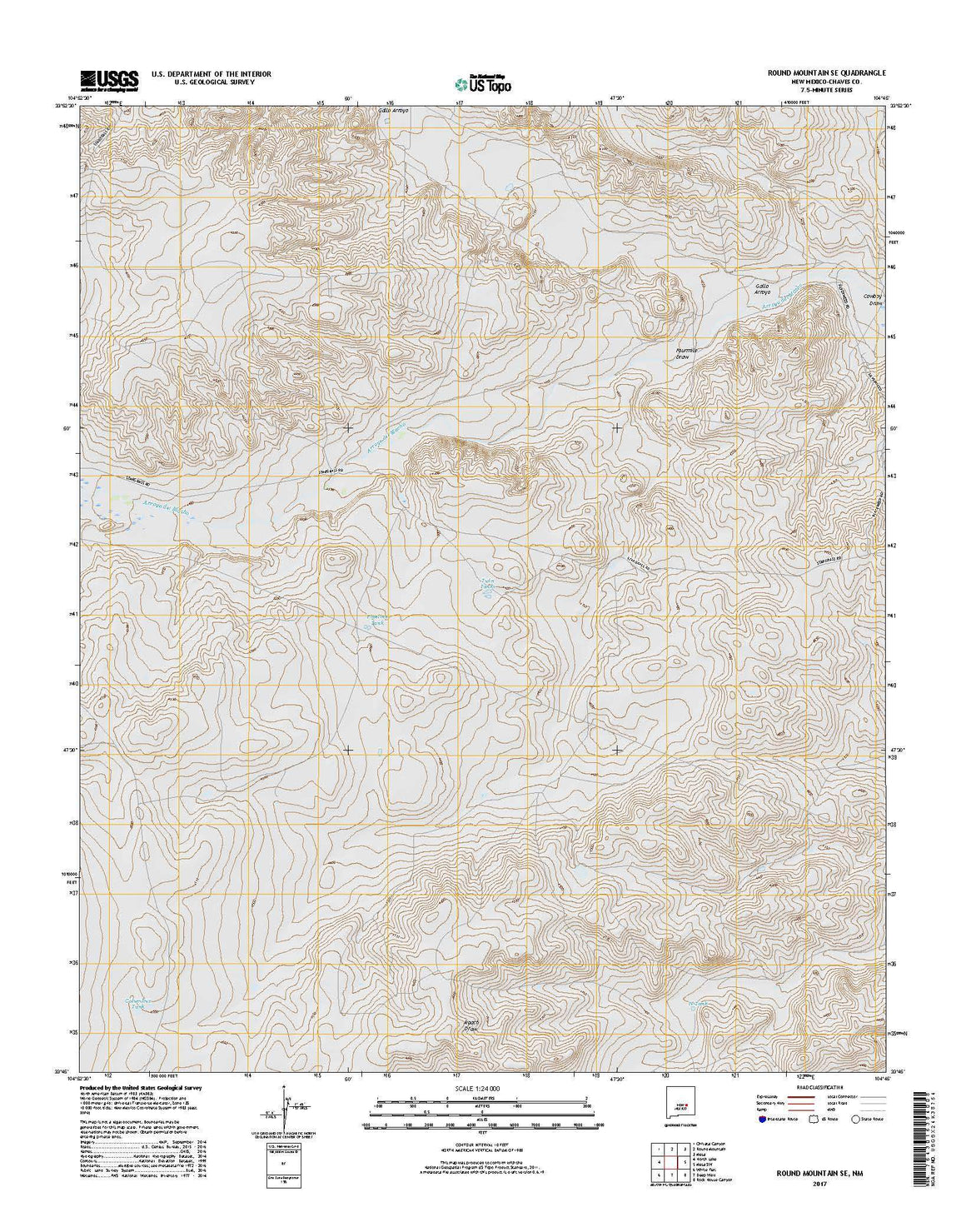 Round Mountain SE, NM