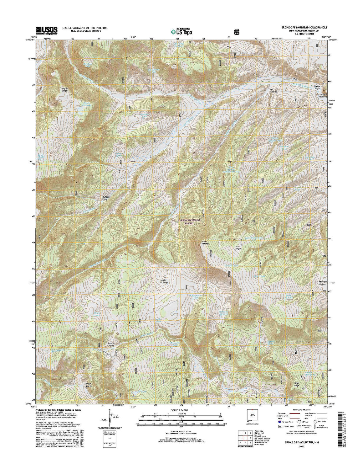 Broke Off Mountain, NM