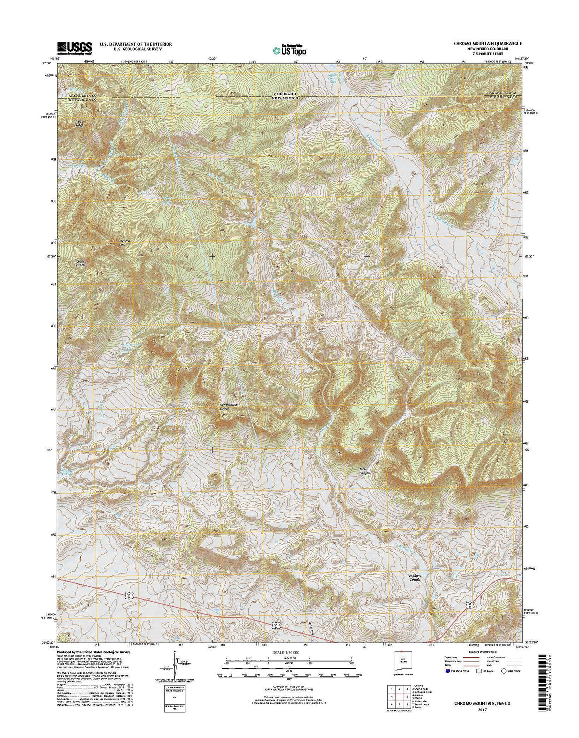 Chromo Mountain, NM-CO