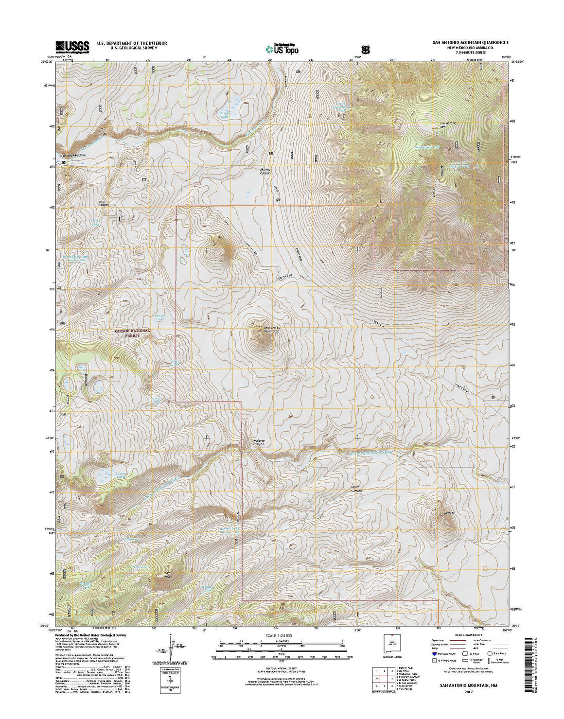 San Antonio Mountain, NM