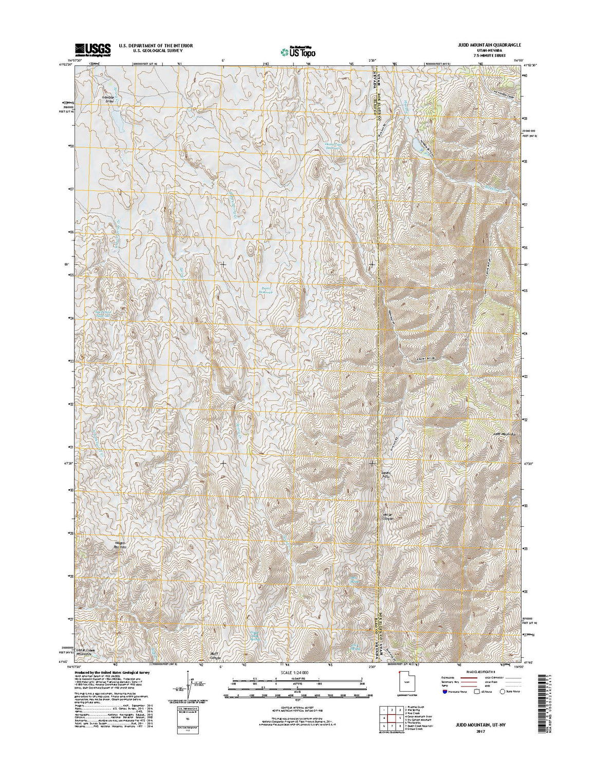 Judd Mountain, UT-NV