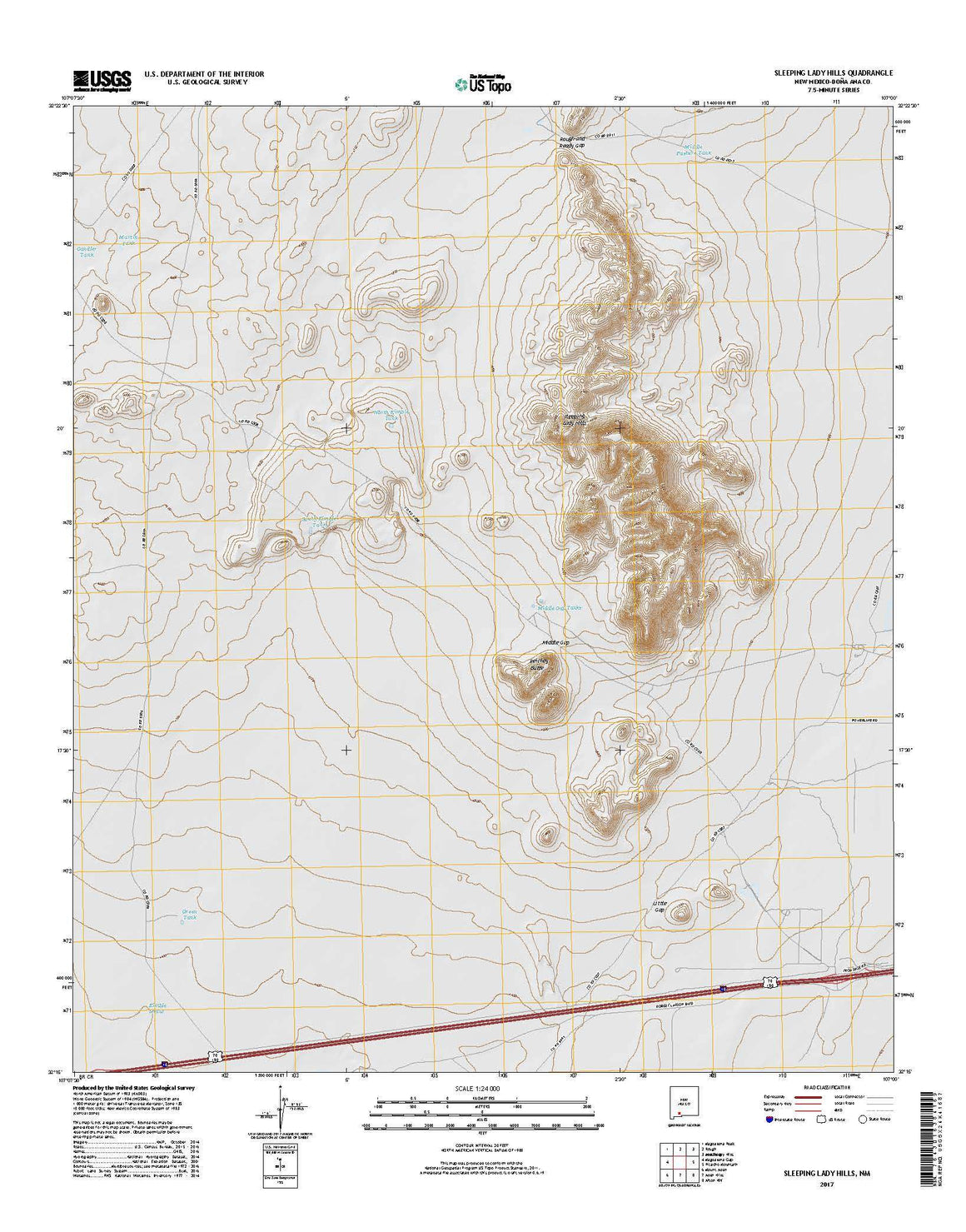 Sleeping Lady Hills, NM