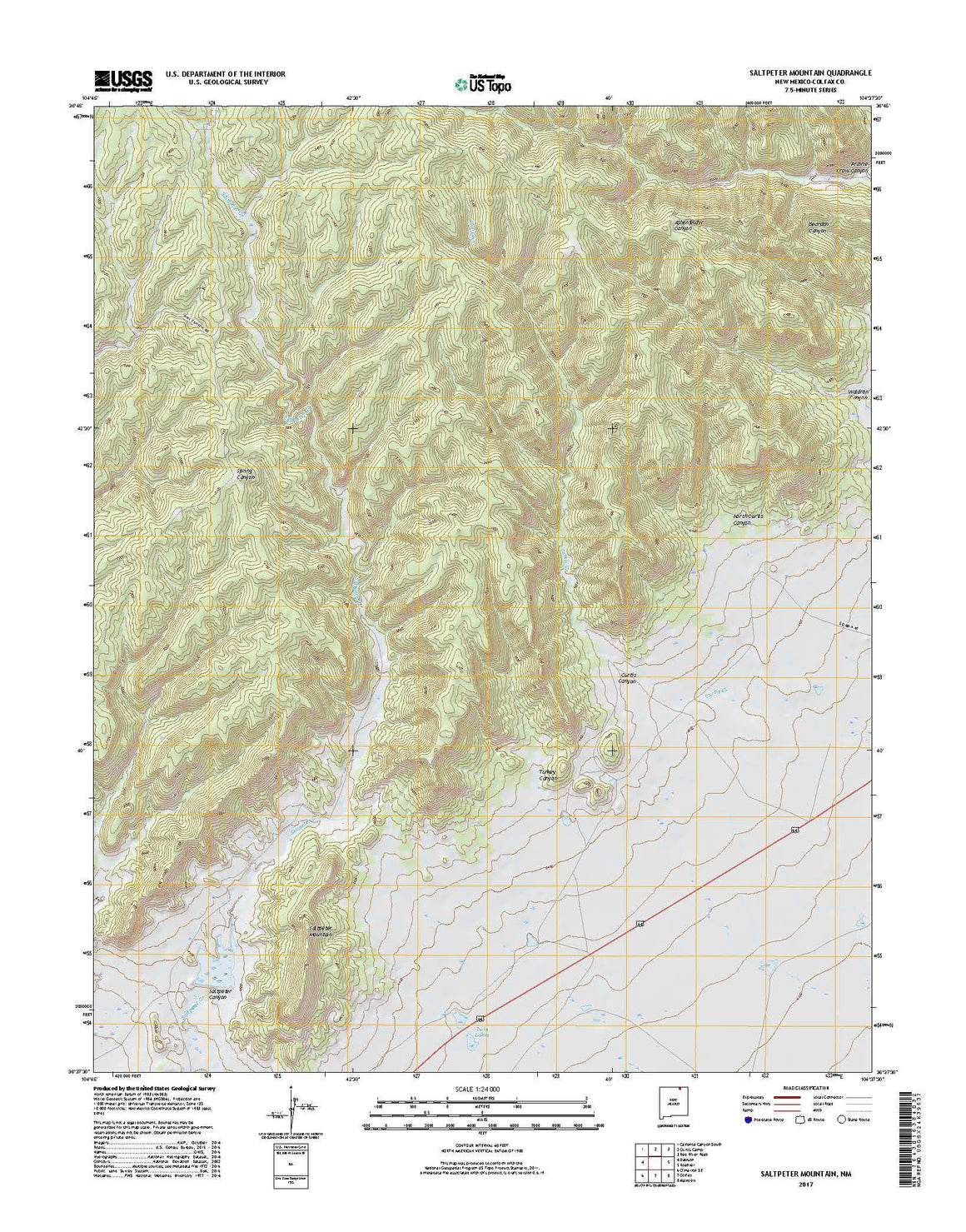 Saltpeter Mountain, NM