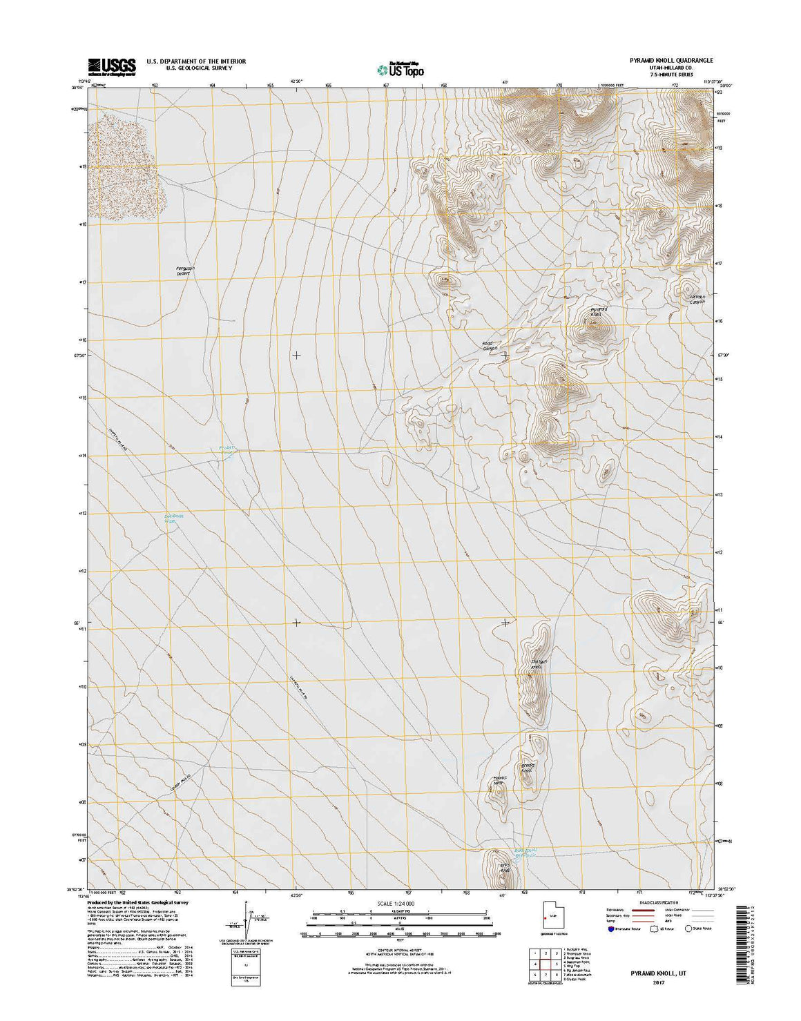Pyramid Knoll, UT