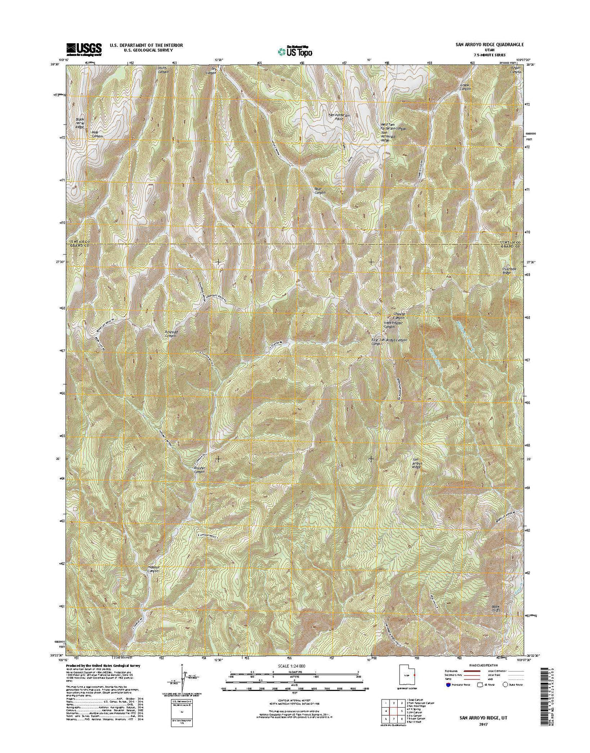 San Arroyo Ridge, UT