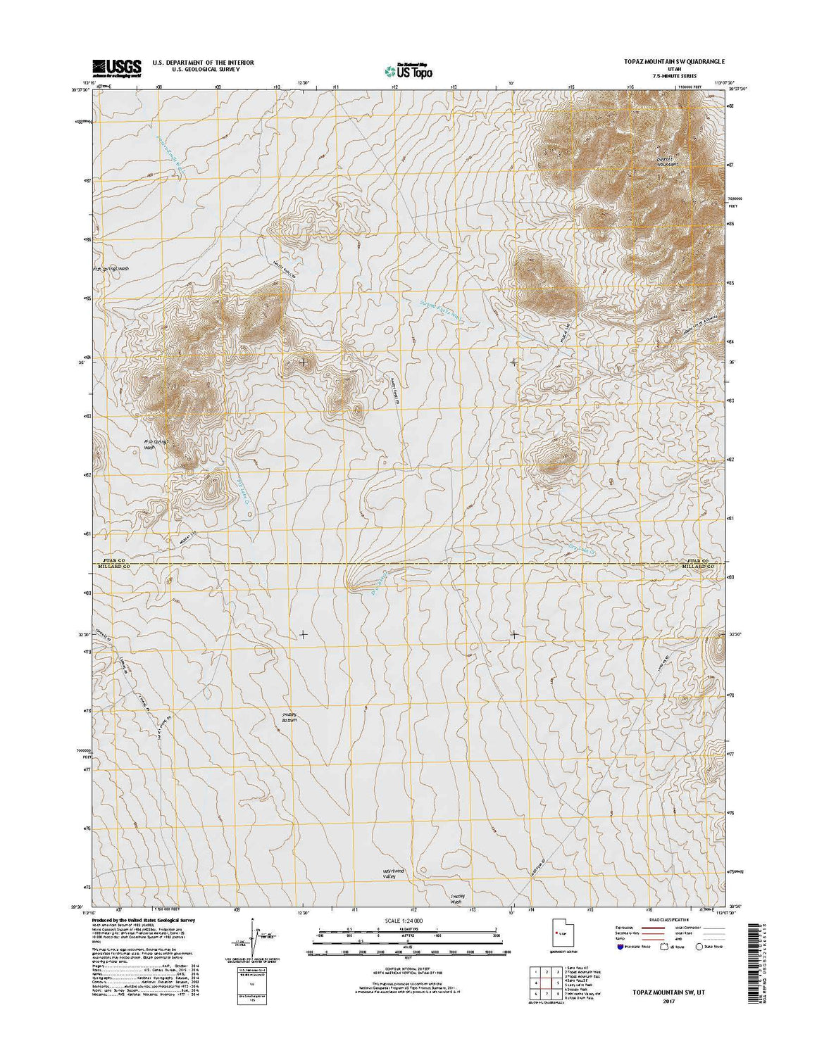 Topaz Mountain SW, UT