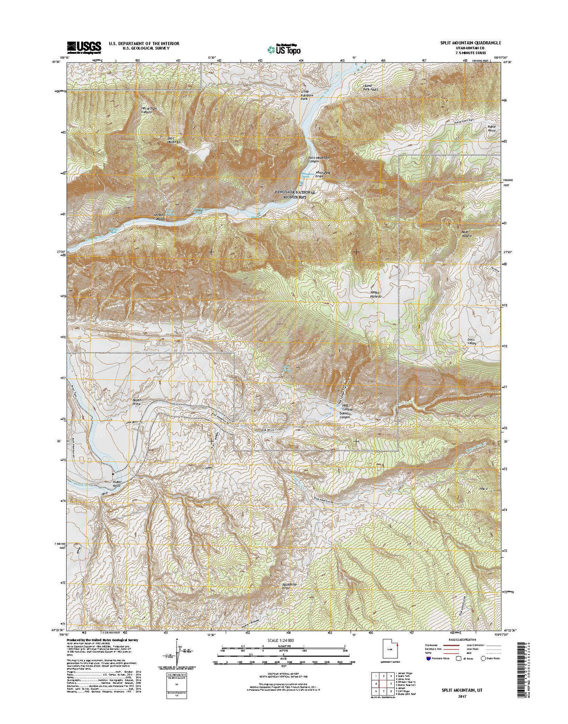 Split Mountain, UT