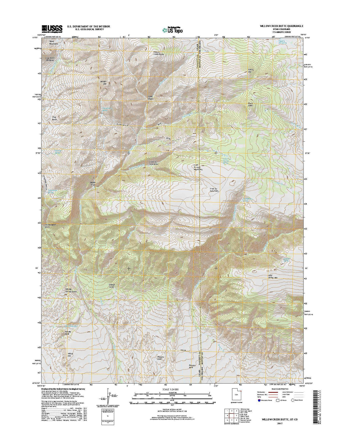 Willow Creek Butte, UT-CO