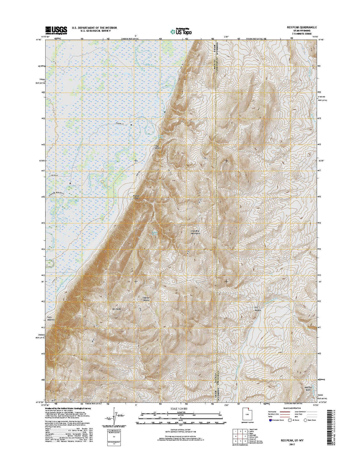 Rex Peak, UT-WY
