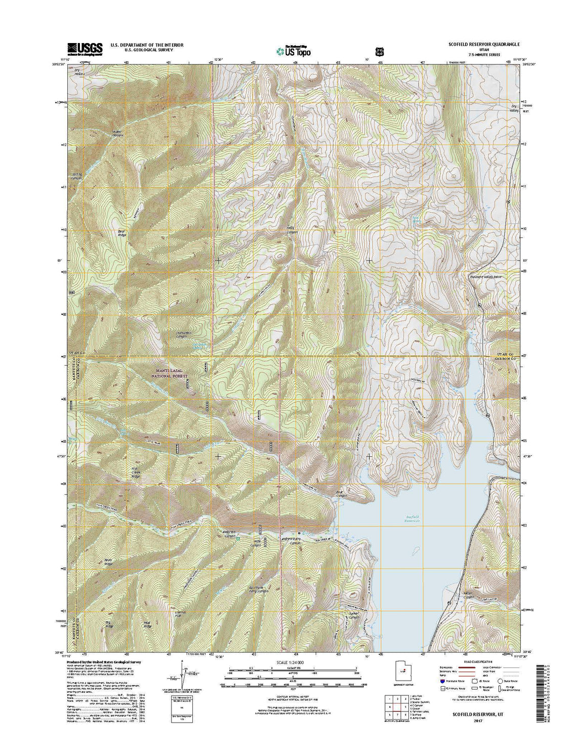 Scofield Reservoir, UT