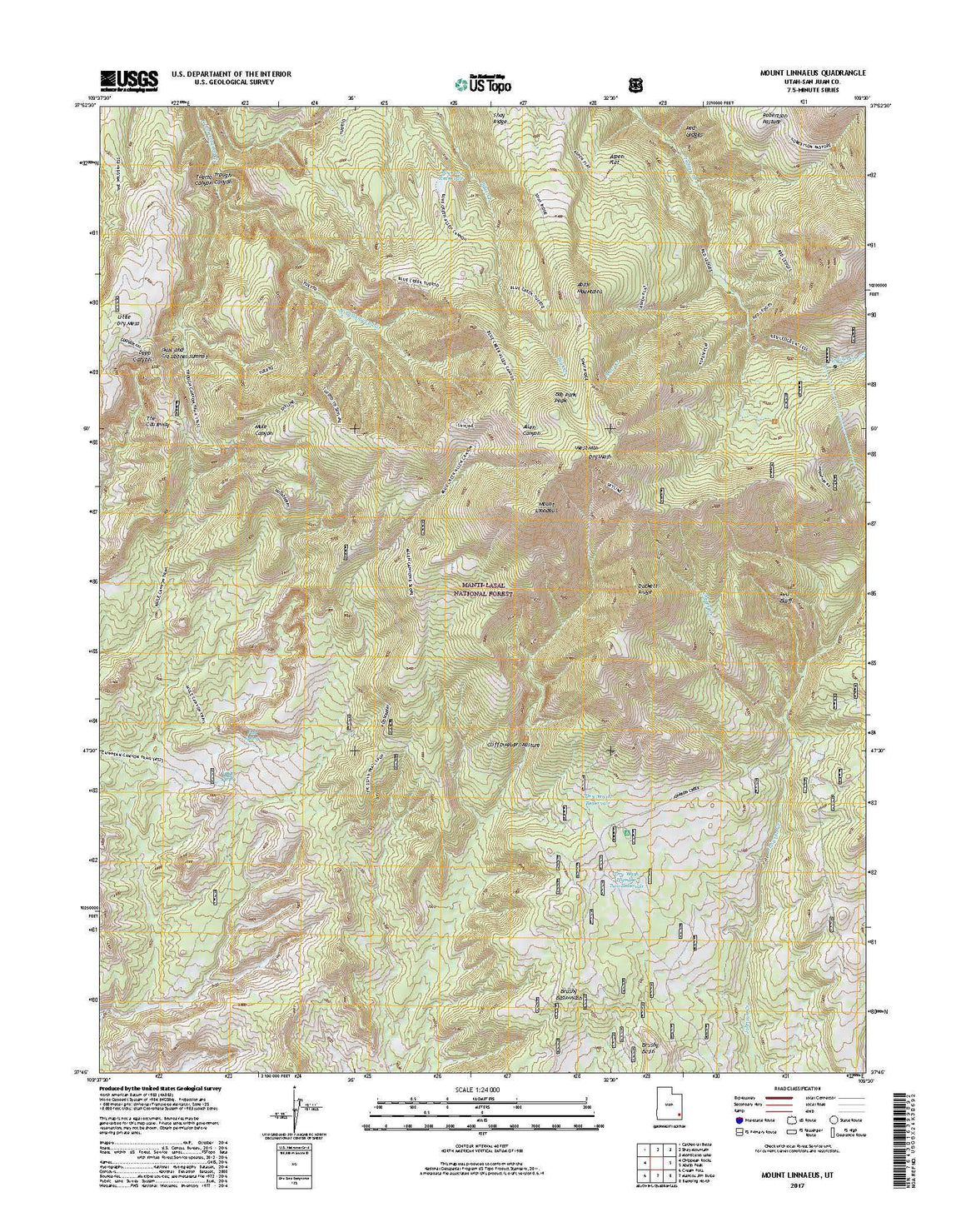 Mount Linnaeus, UT