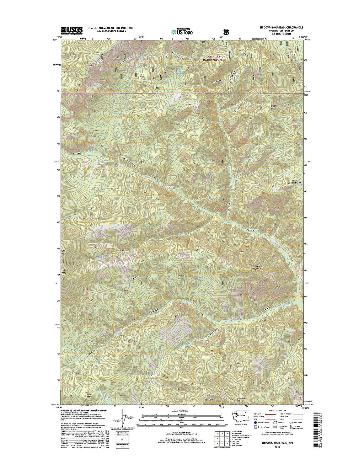 Sitdown Mountain, WA