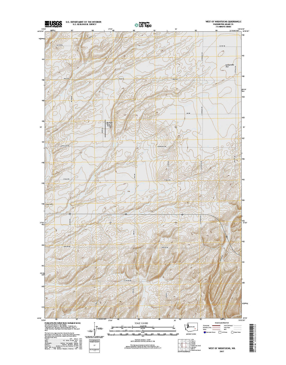 West of Washtucna, WA