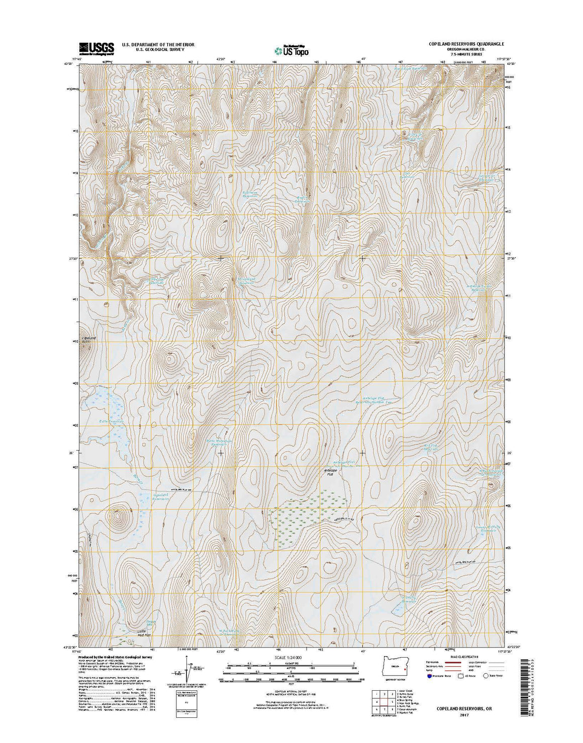 Copeland Reservoirs, OR