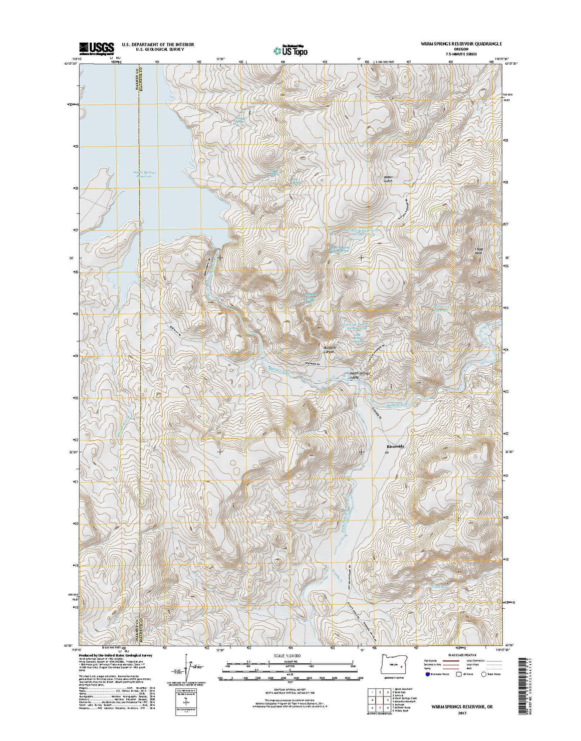 Warm Springs Reservoir, OR