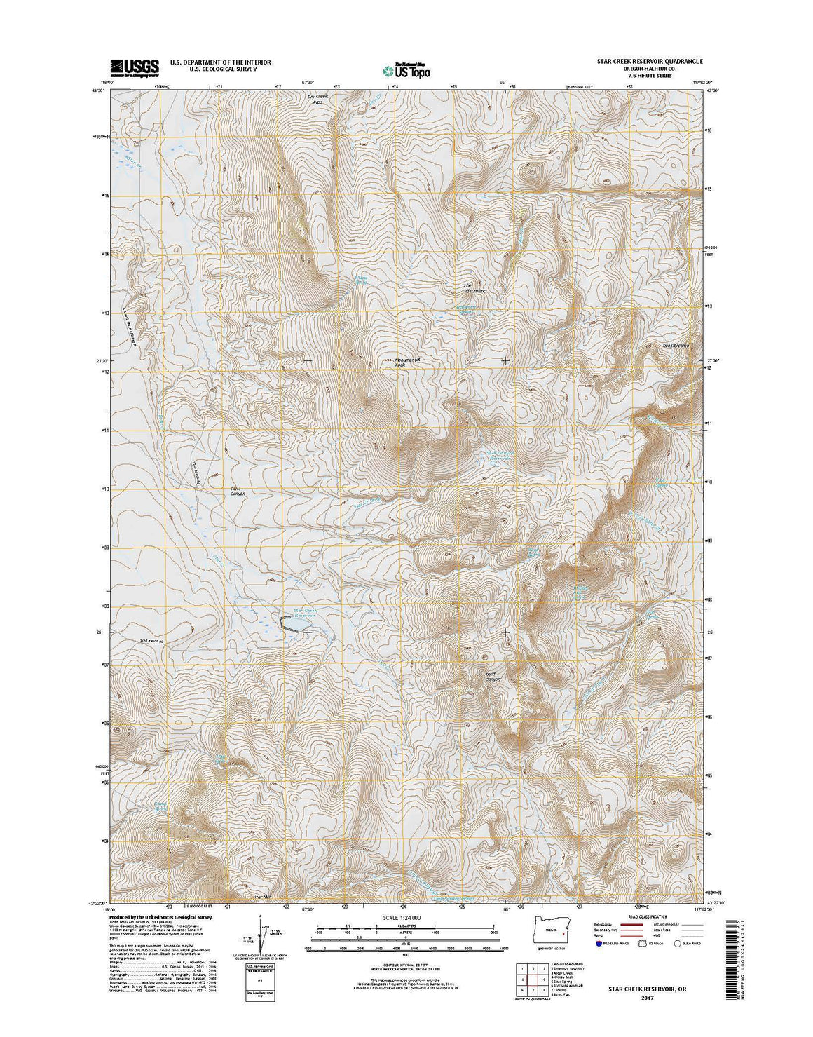 Star Creek Reservoir, OR