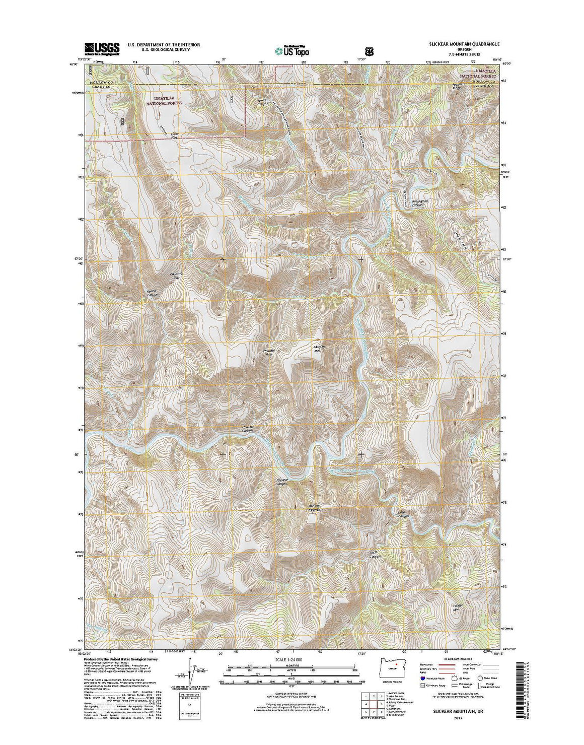 Slickear Mountain, OR