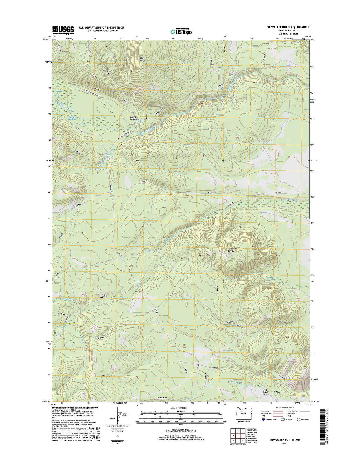 Sidwalter Buttes, OR