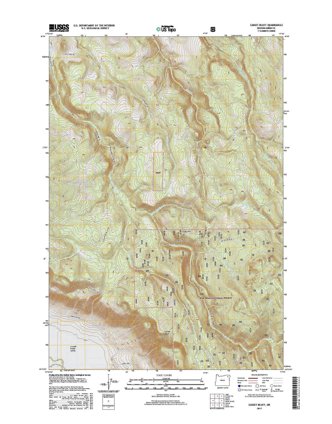 Gasset Bluff, OR