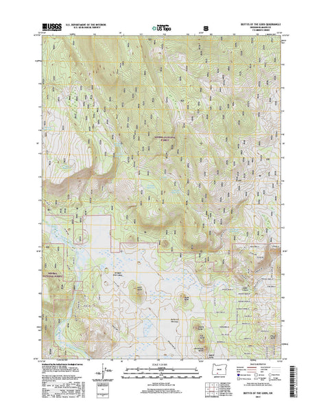 Buttes of the Gods, OR