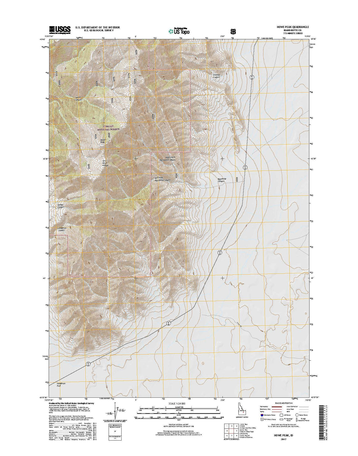 Howe Peak, ID