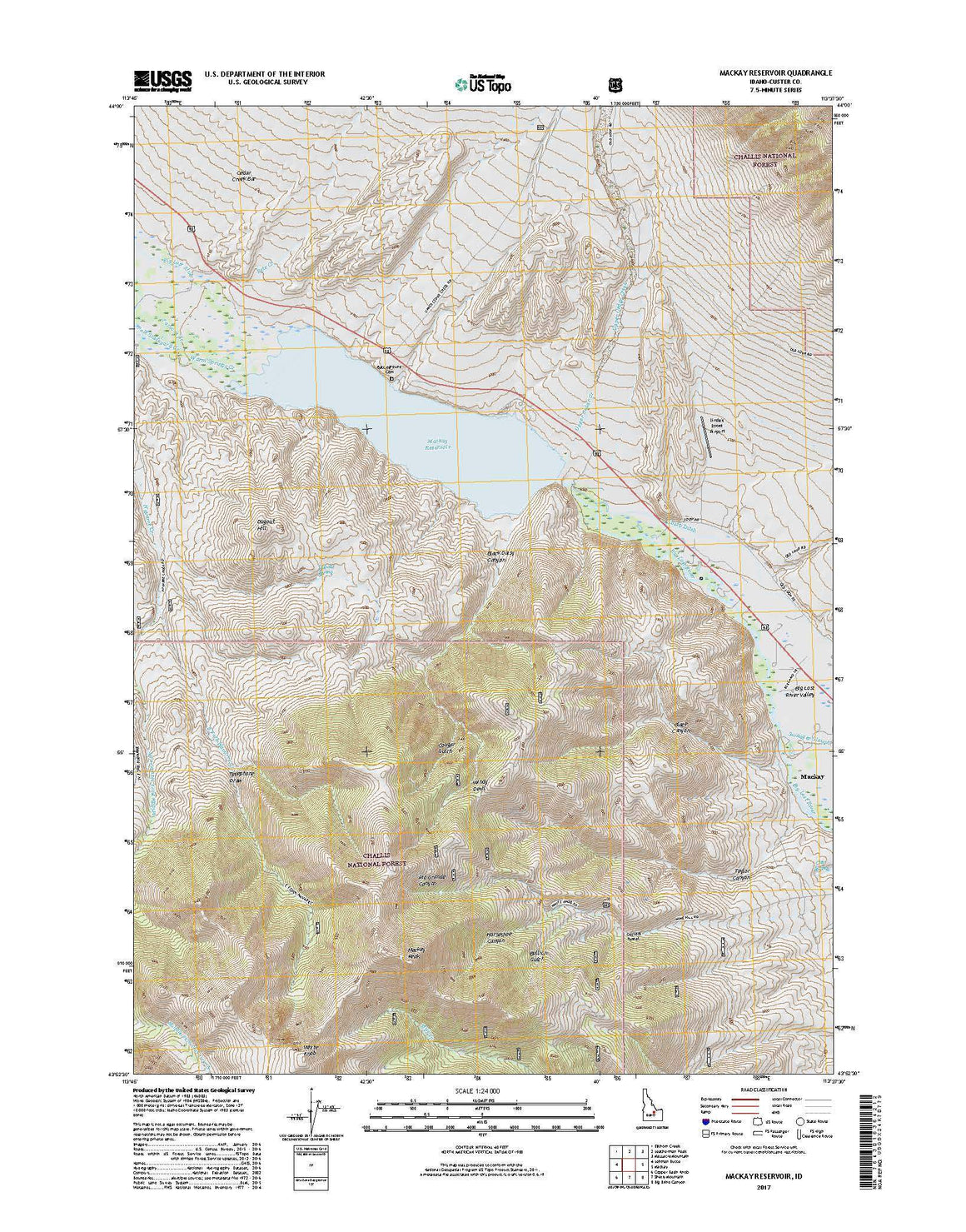 Mackay Reservoir, ID