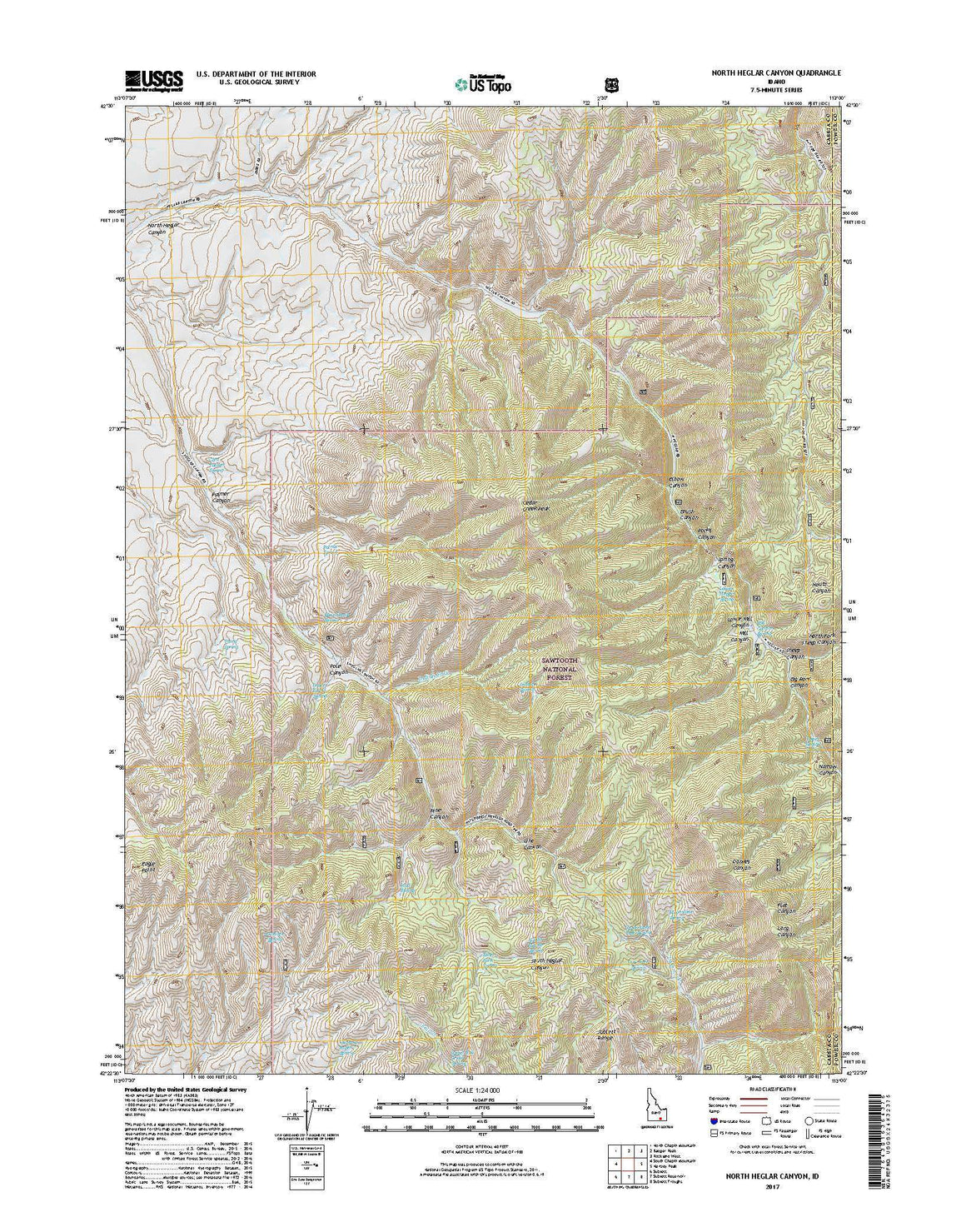 North Heglar Canyon, ID