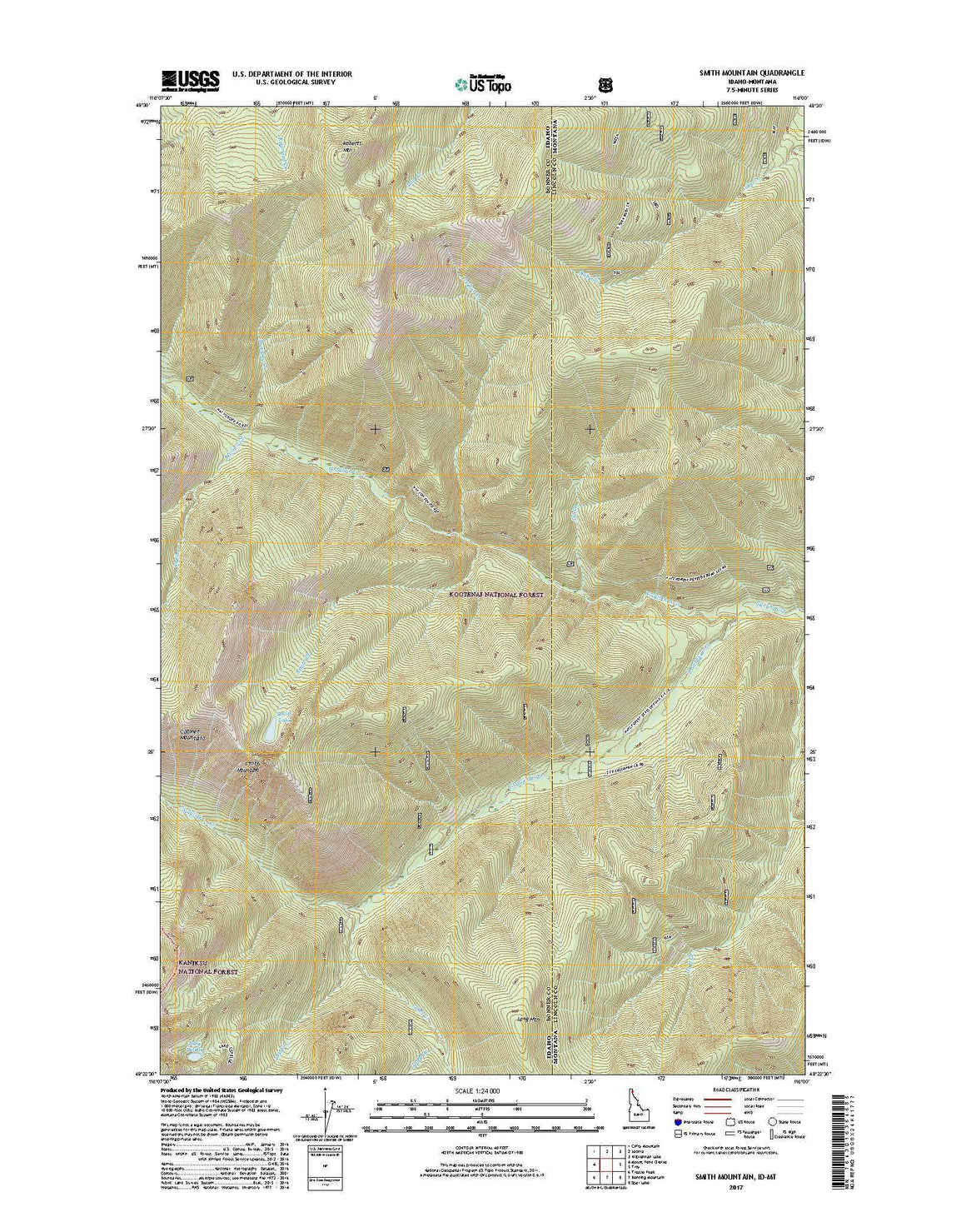 Smith Mountain, ID-MT