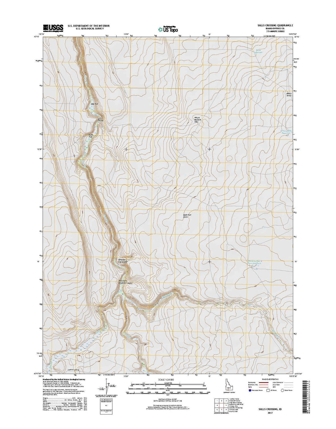 Salls Crossing, ID