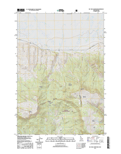 Big Table Mountain, ID-MT