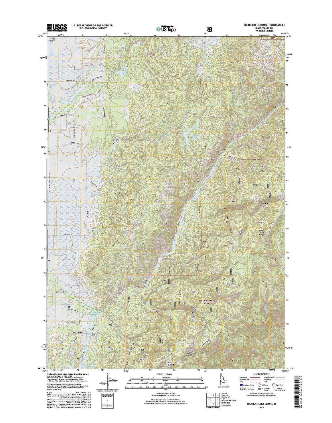 Skunk Creek Summit, ID