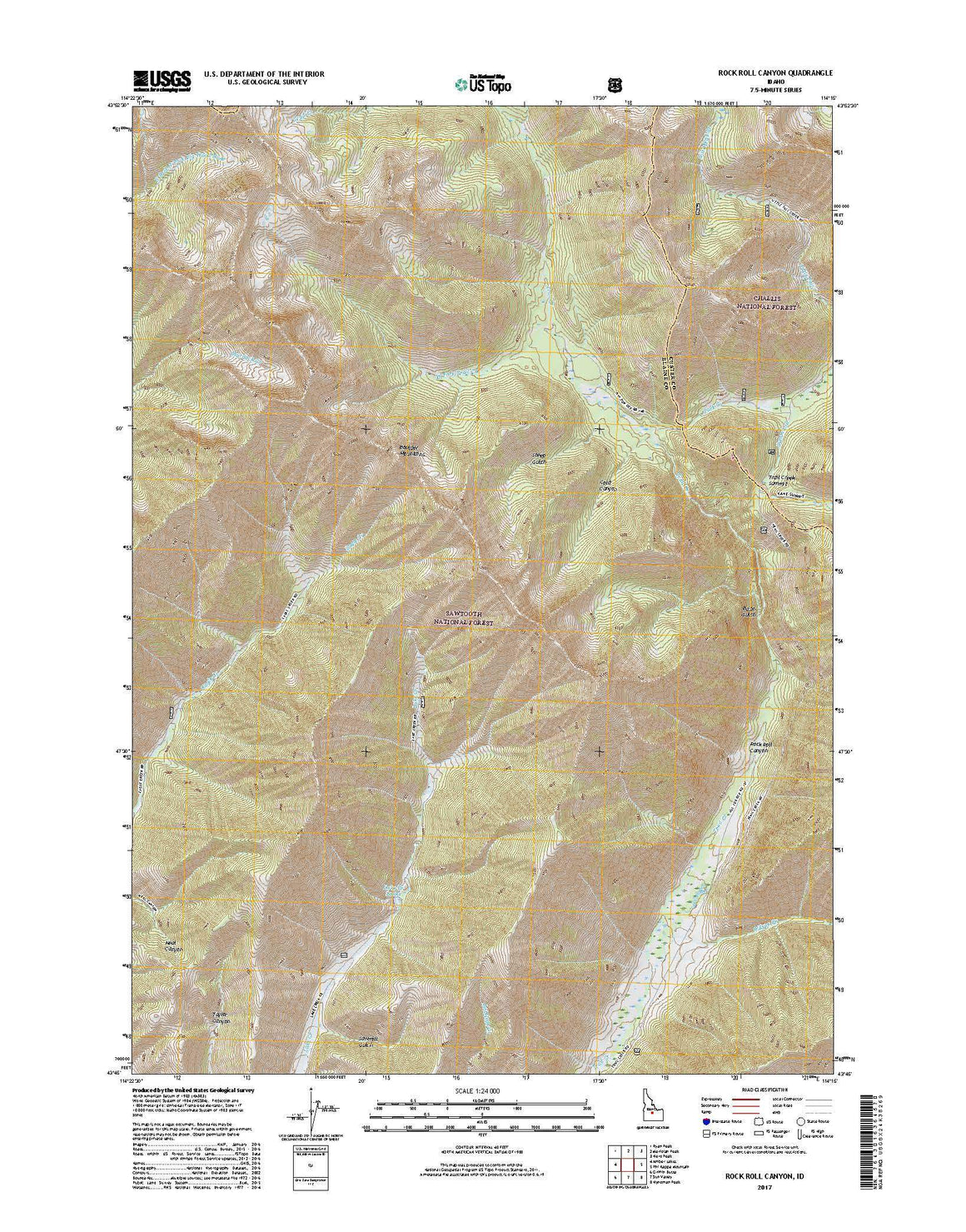 Rock Roll Canyon, ID