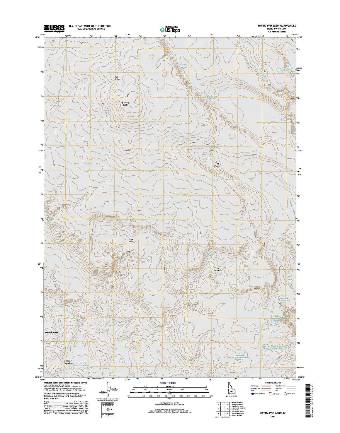 Frying Pan Basin, ID