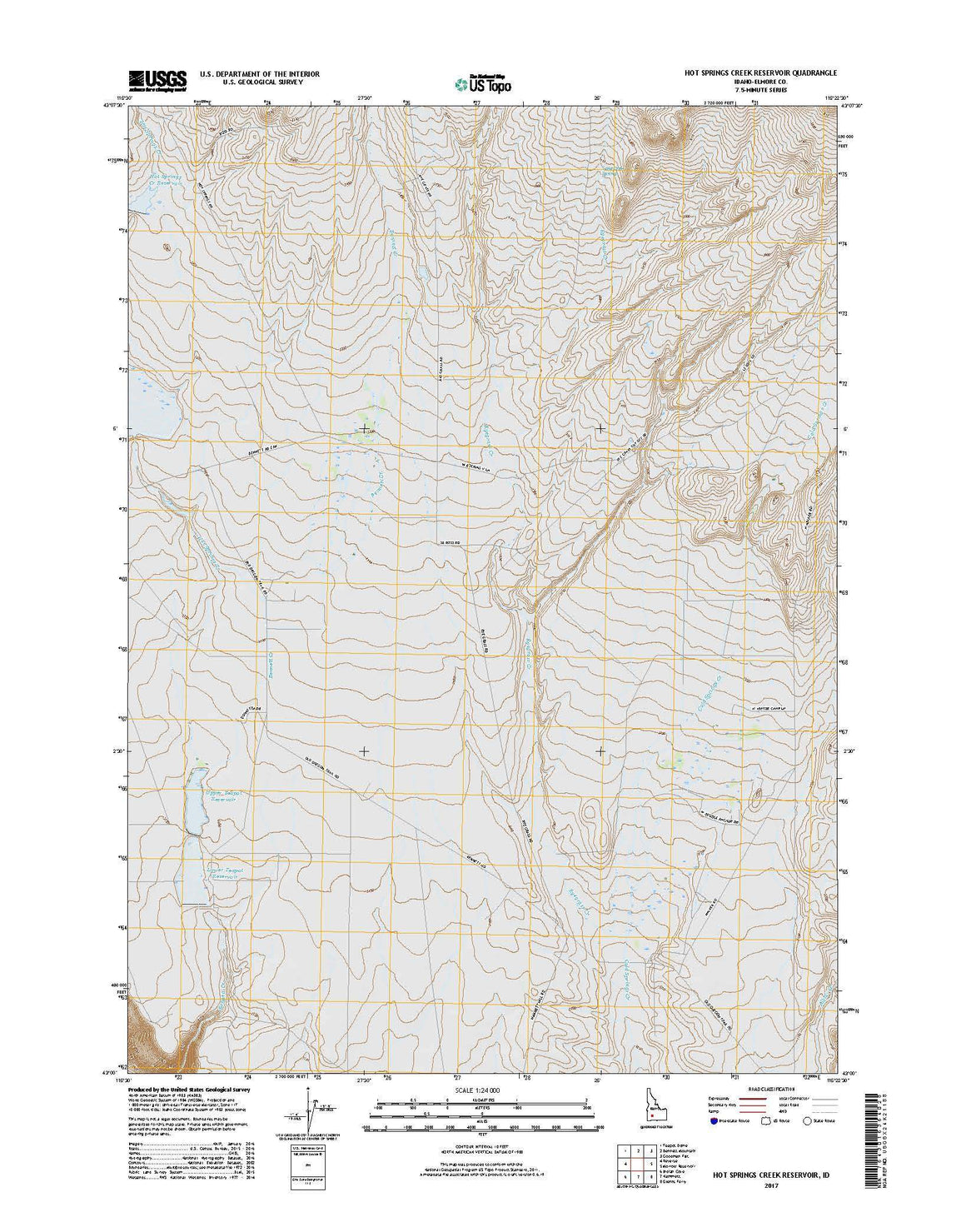 Hot Springs Creek Reservoir, ID