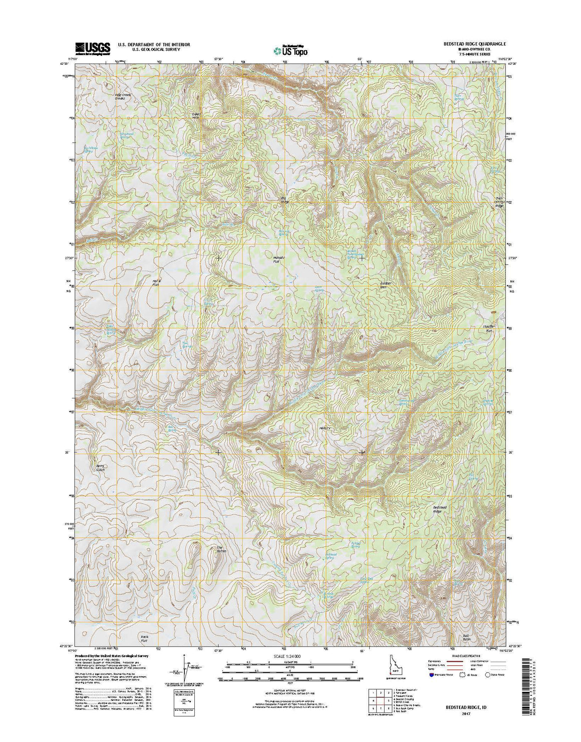 Bedstead Ridge, ID