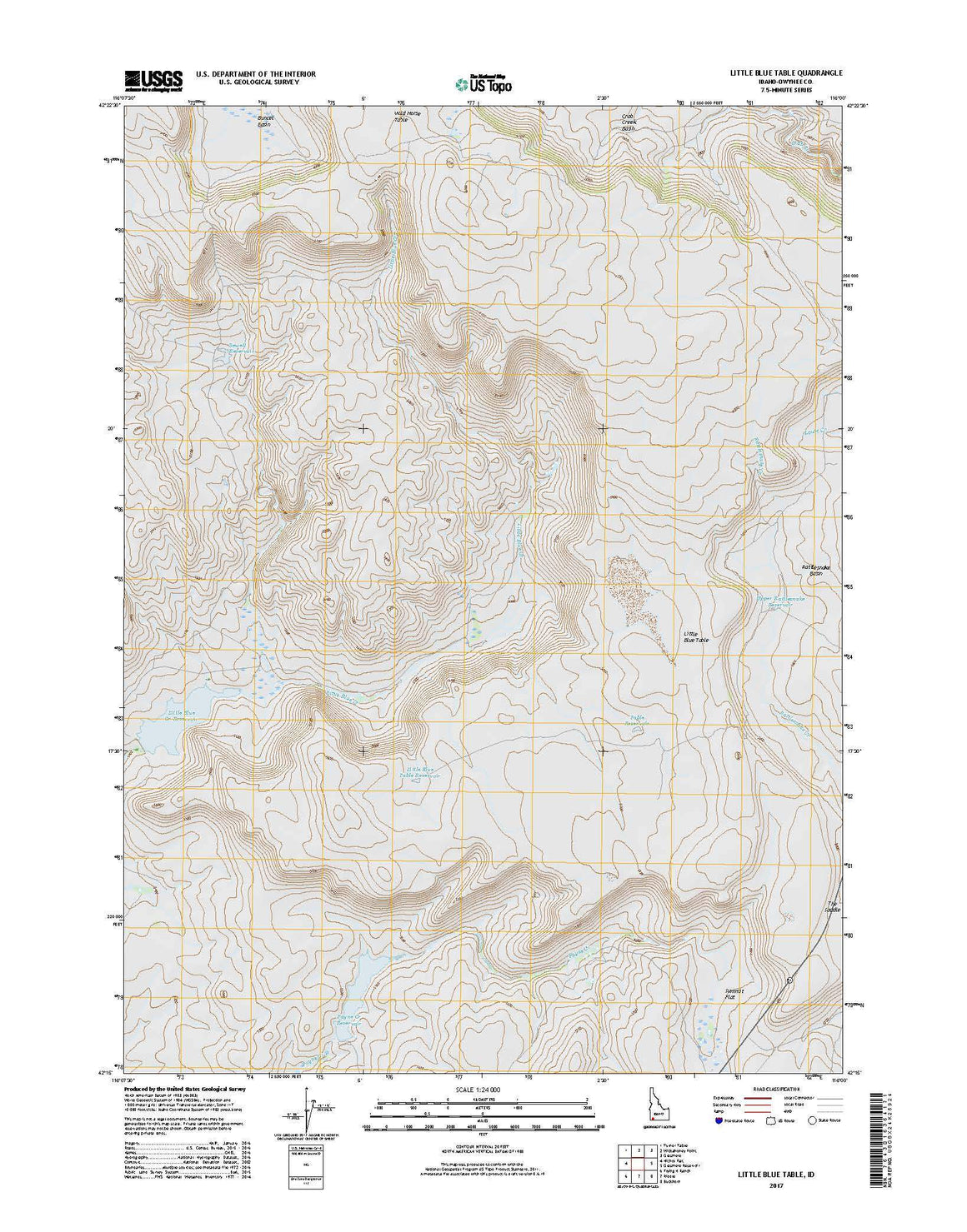 Little Blue Table, ID