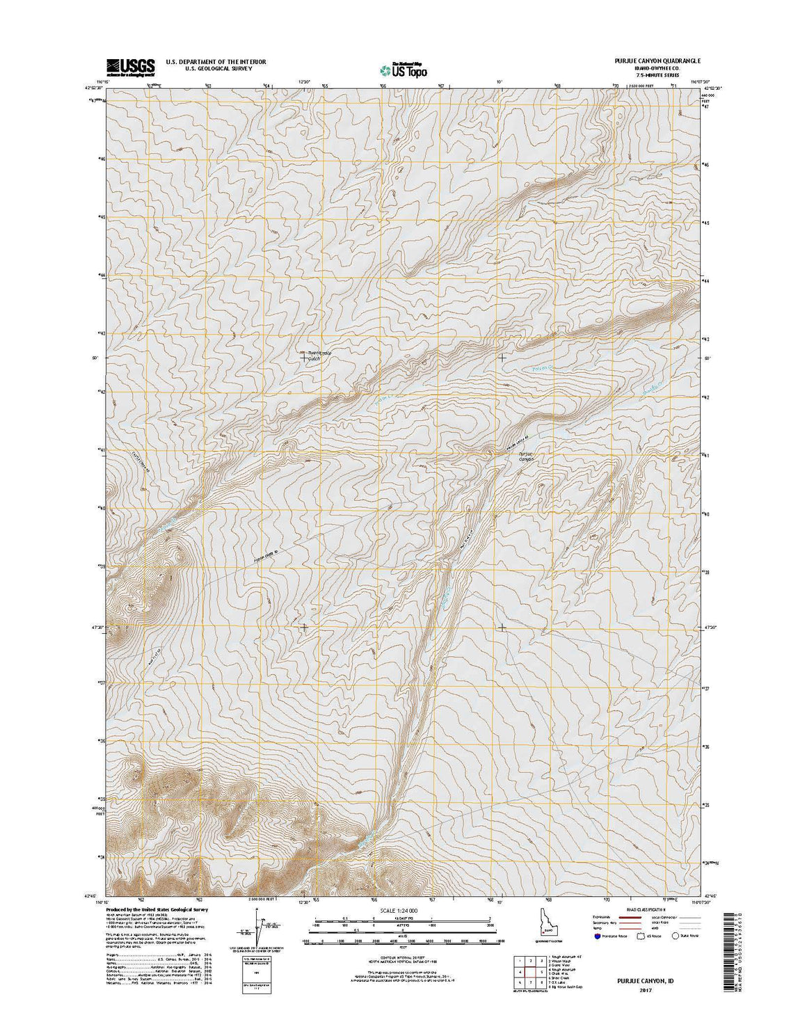 Purjue Canyon, ID