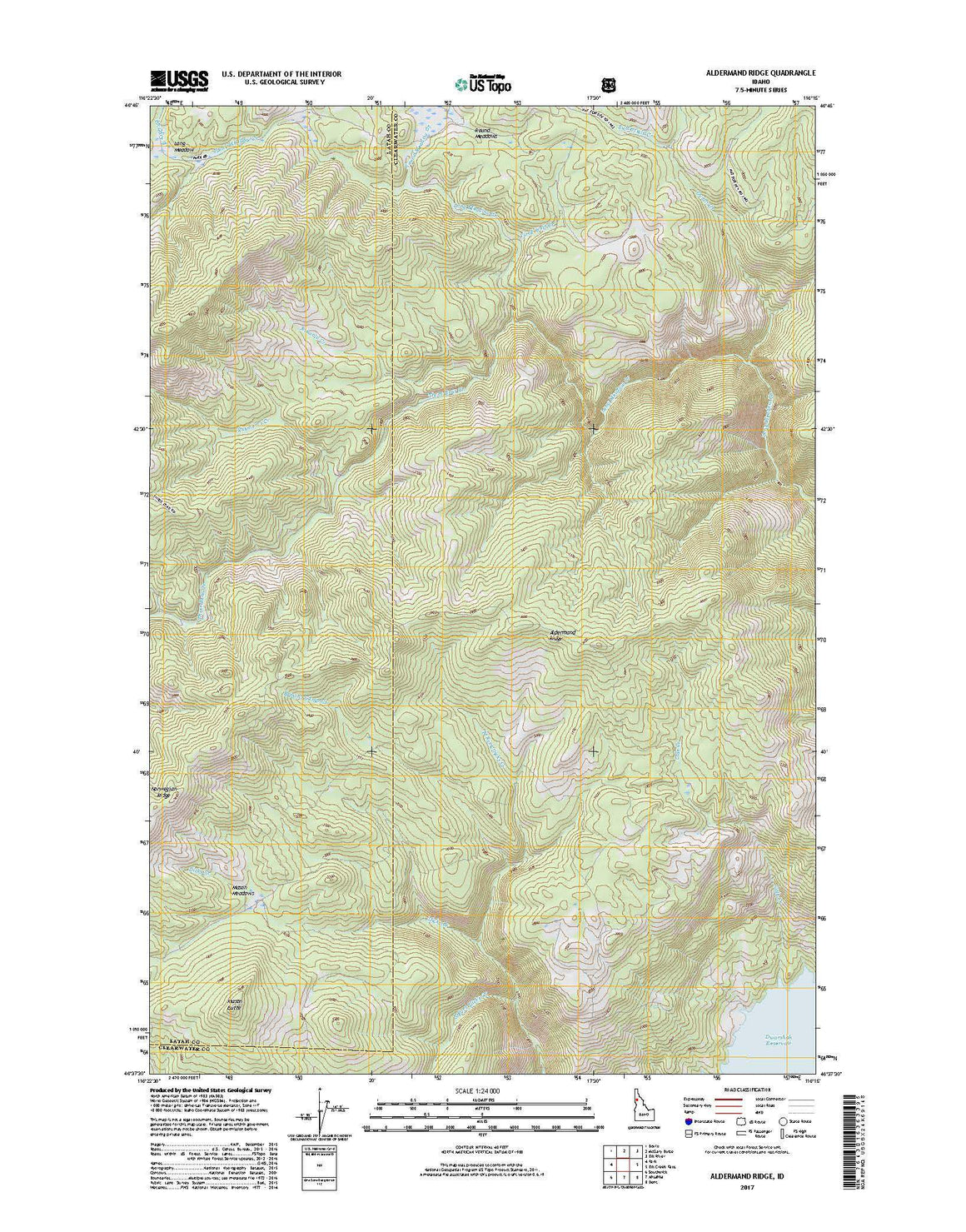 Aldermand Ridge, ID