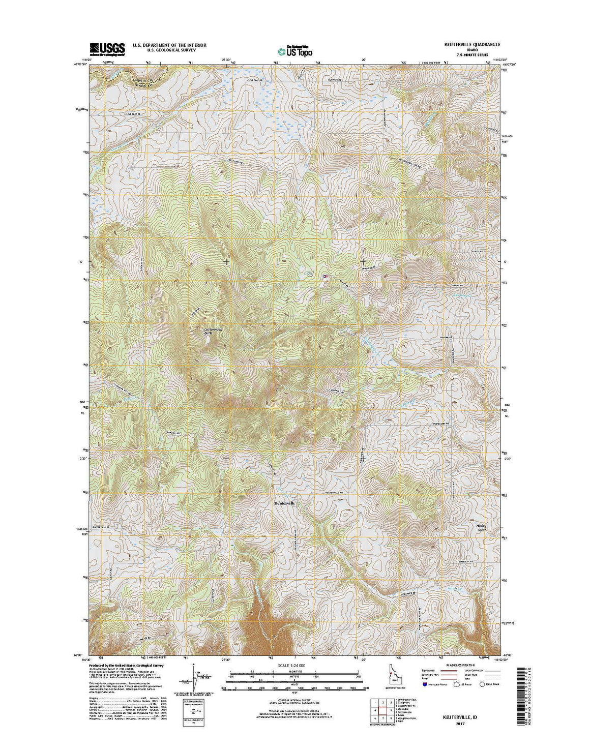 Keuterville, ID
