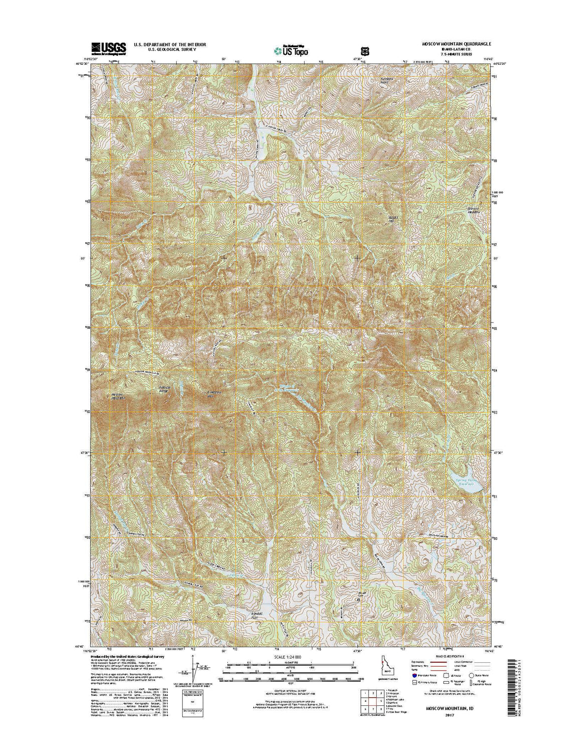 Moscow Mountain, ID