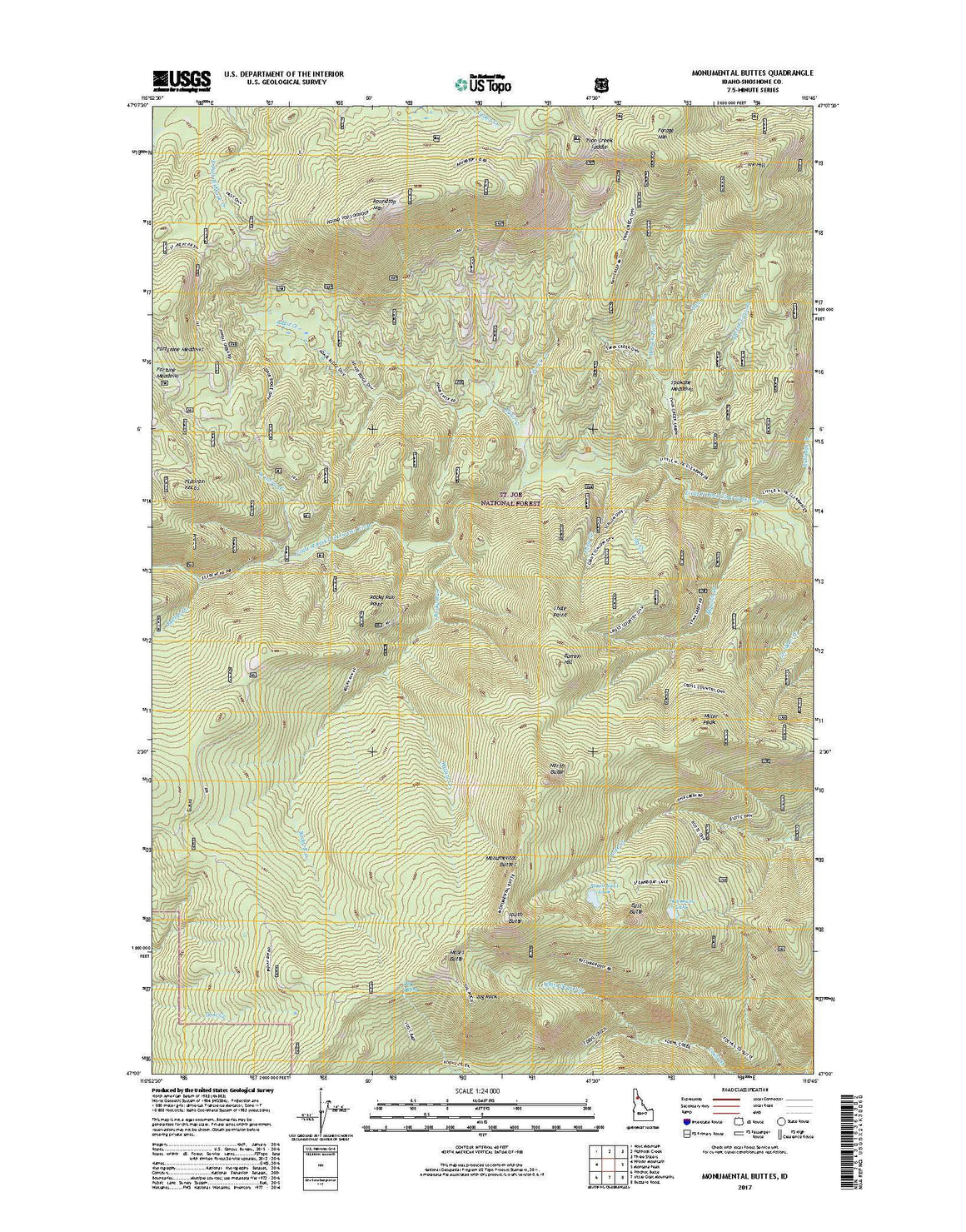 Monumental Buttes, ID
